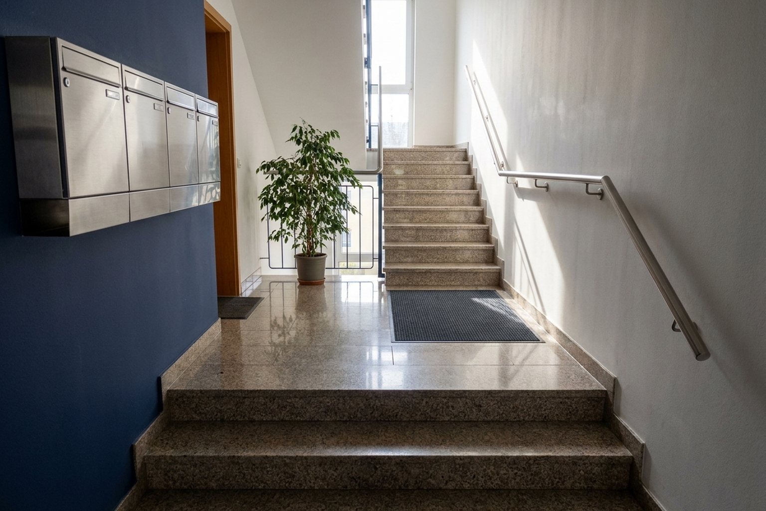 Treppenhausreinigung Homburg — Hausverwaltung vertraut auf hn-clean